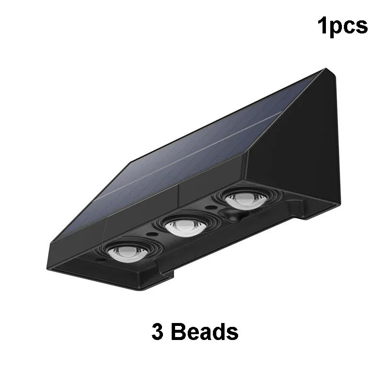 Solar Wall Light Outdoor Waterproof LED Porch Light with Automatic Night Lighting