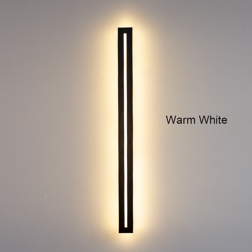IP65 Outdoor LED Wall Sconce Modern Long Wall Light for Home Exterior Lighting
