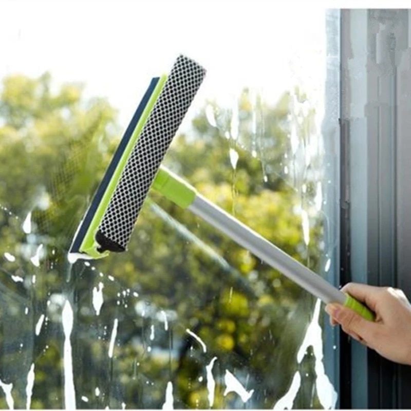 Adjustable Long Handle Window Glass Cleaner - Double-sided B | Inspire ...