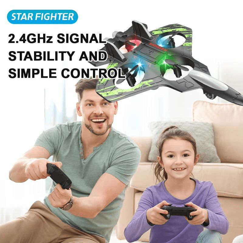 thumbnail image 2 of Skyriders RC Jet, Remote Control Fighter Jet With 360° Flips 2 of 9