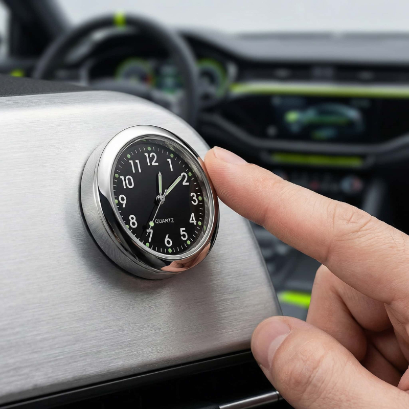 Clock On Dash Ranger Mini Car Dashboard Clock Luminous Quartz Timer | Inspire Uplift