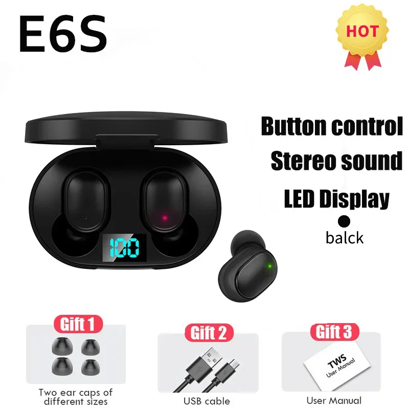 Wireless Earbuds Bluetooth Gaming Headset with Noise Cancelling and TWS Sports Fit