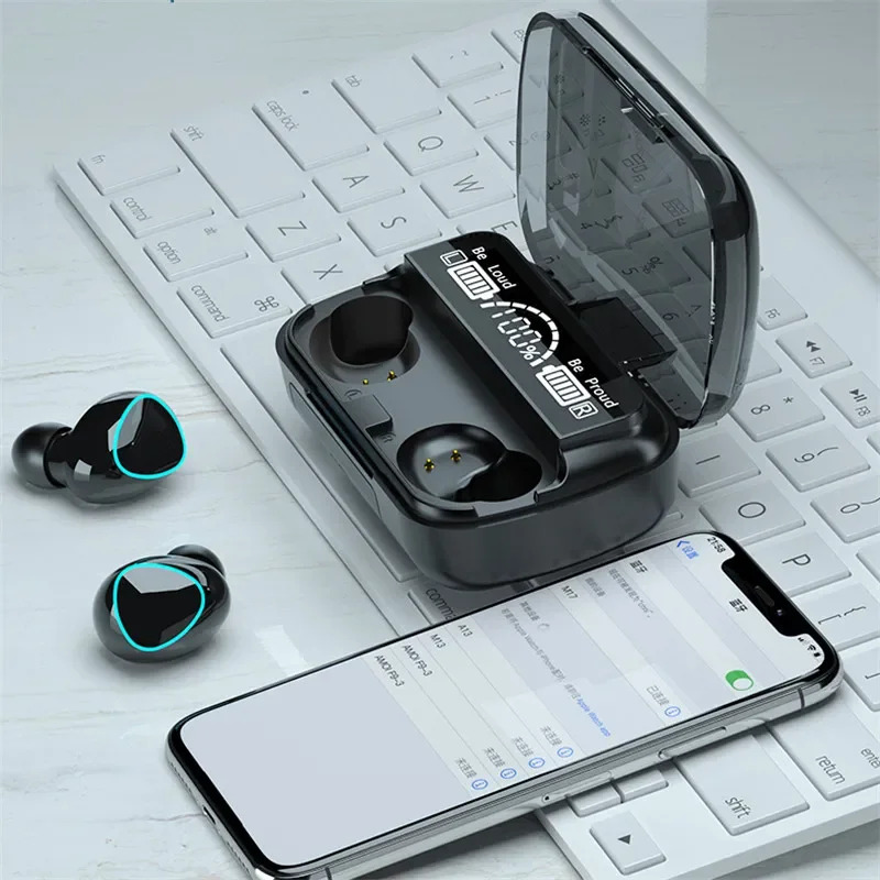 Wireless Bluetooth Earbuds with Noise Cancelling Waterproof Sport Headphones