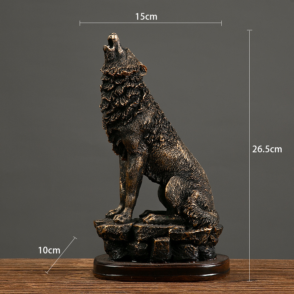 Majestic Eagle Statue Resin Desk Decor for Home Office Symbol of Power and Freedom