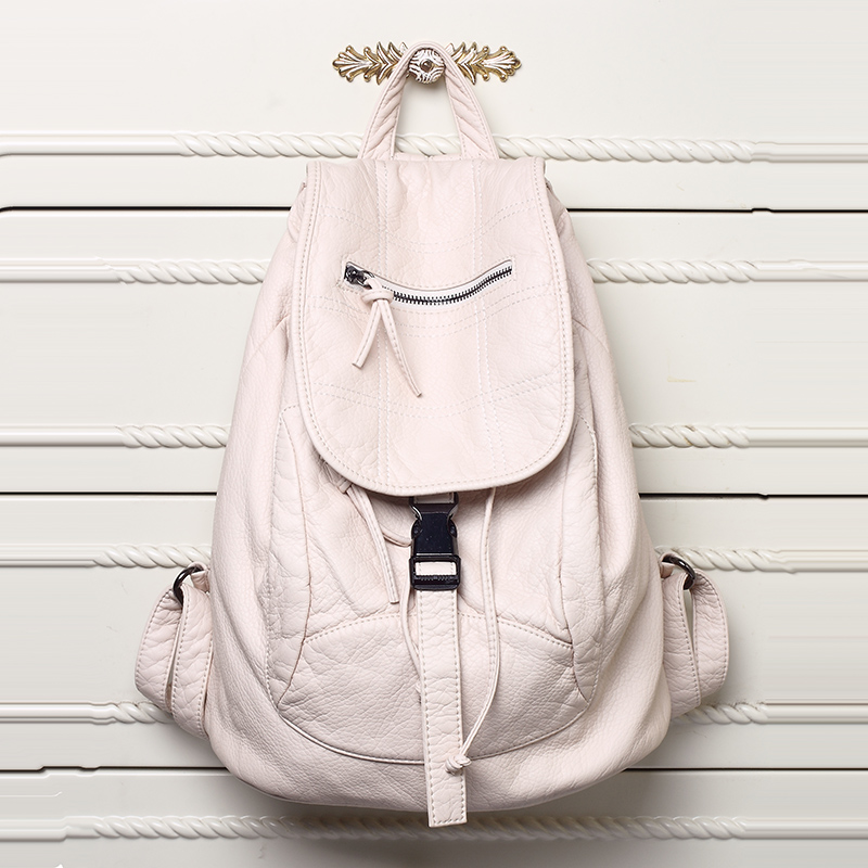 Vintage PU Leather Backpack Stylish Travel Laptop Bag for Everyday Carry
