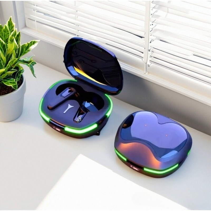 Mini TWS Wireless Earbuds Bluetooth Headset with Noise Cancelling for Sports and Gaming