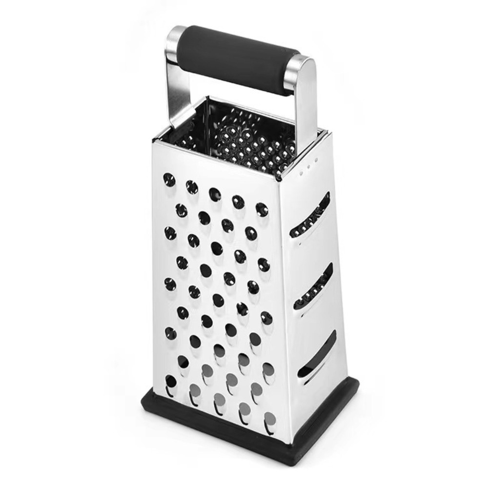 Stainless Steel Cheese Grater with Handle Multi Blade Vegetable Slicer Garlic Mincer