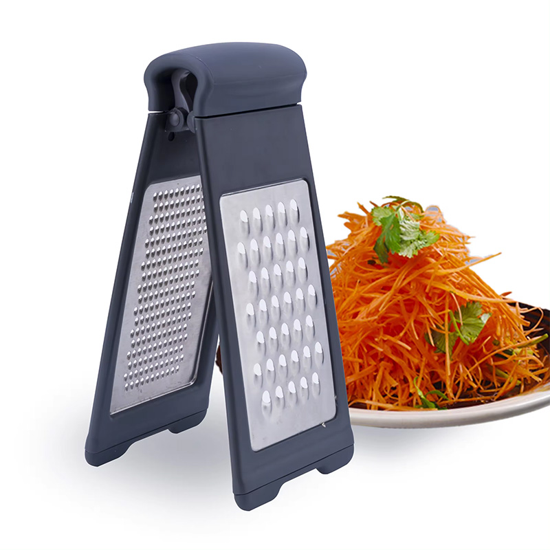 Dual-Sided Stainless Steel Grater for Cheese, Ginger & Vegetables