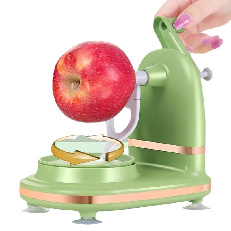 Manual Apple & Potato Peeler with Stainless Steel Blades – Multifunctional Kitchen Gadget