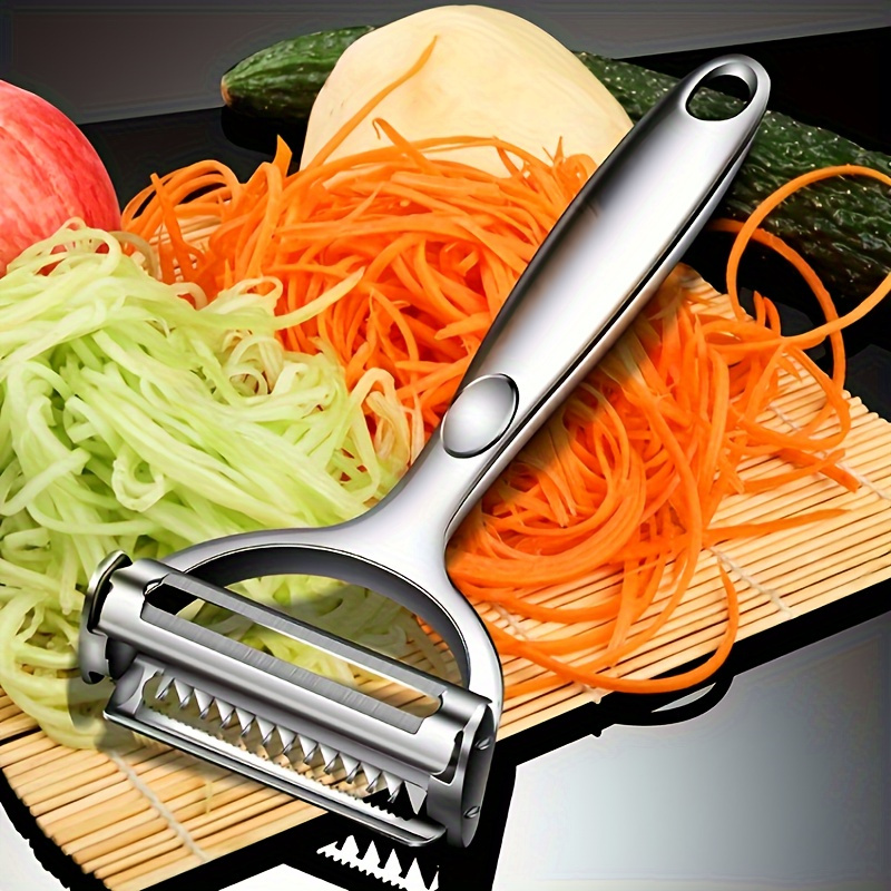 Multifunctional Stainless Steel Vegetable Peeler and Julienne Slicer