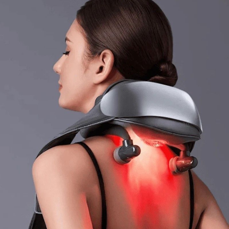 Relief Ridge Neck Shoulder Massager, Shiatsu & Heat Pain Relief | Inspire Uplift