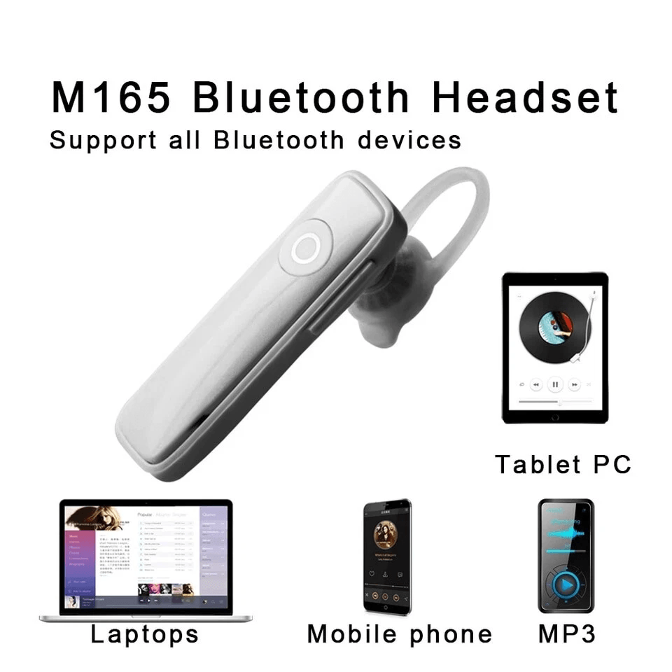 Mini Bluetooth Headset, Wireless In Ear Stereo Headphones Handsfree Earbud for Calls & Music