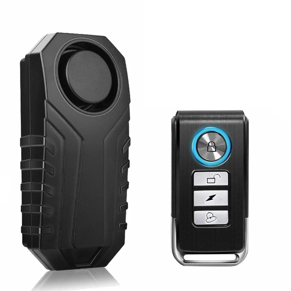 Wireless Motorcycle Burglar Alarm with Remote, Waterproof Extractme Car Bike Electric Scooter Anti Theft Security System