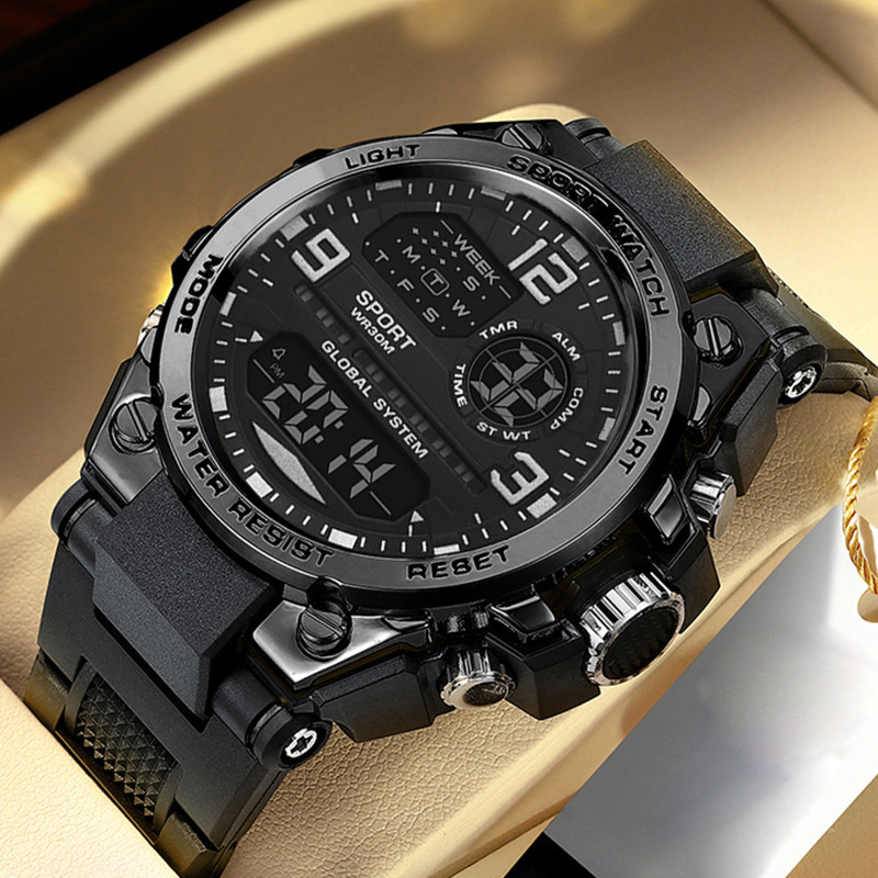 Men Waterproof Sports Watches Multifunction Shockproof | Inspire Uplift