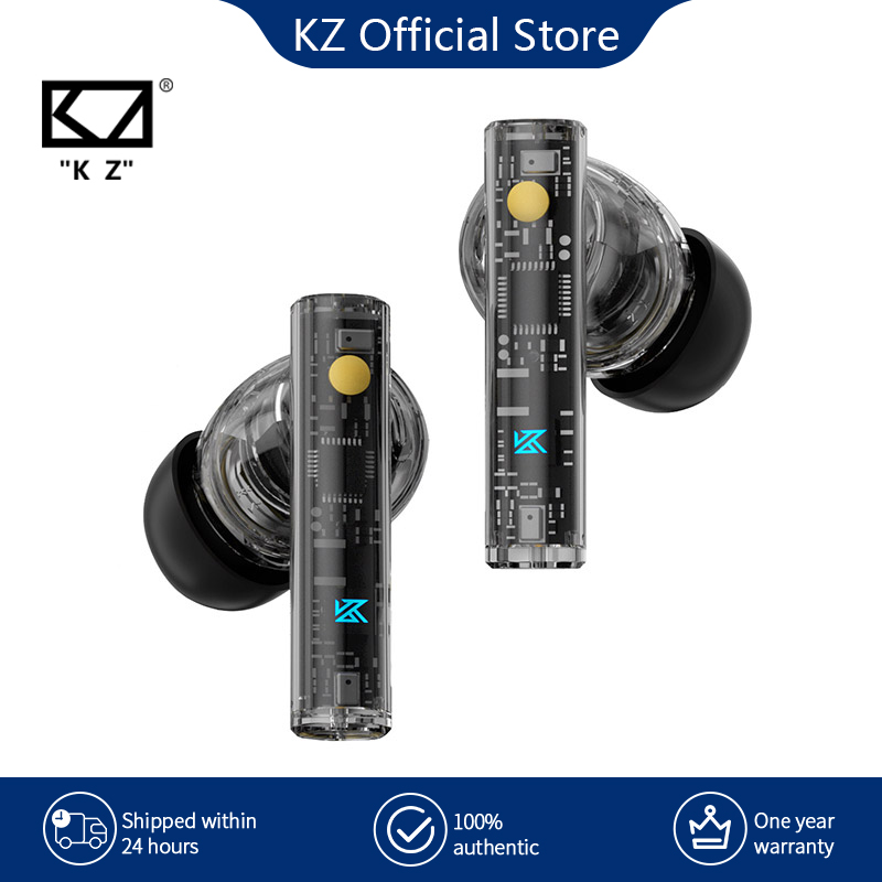 KZ Carol ANC Wireless Earphone Bluetooth 5.3, HiFi TWS Headphone, 55dB Active Noise Canceling, 6 Mic AI HD Call