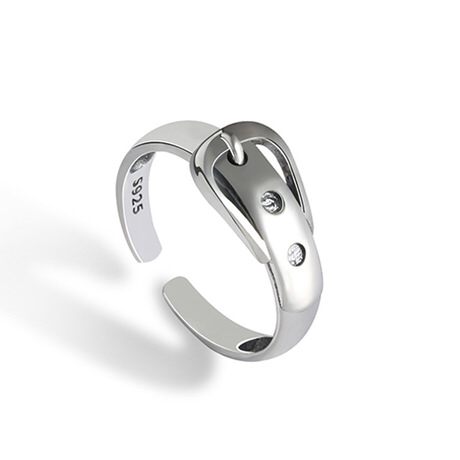 Authentic 925 Sterling Silver Wave Ring: Elegant Fine Jewelry Gift for Women's Birthday Party