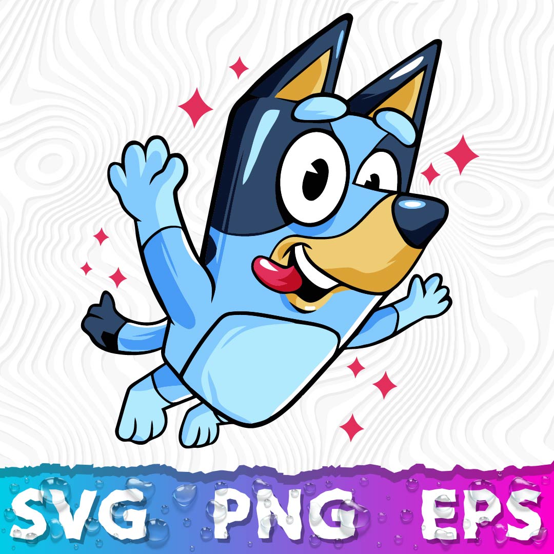 Bluey Svg, Bluey Clipart, Bluey Characters Png, Bluey Transp - Inspire ...