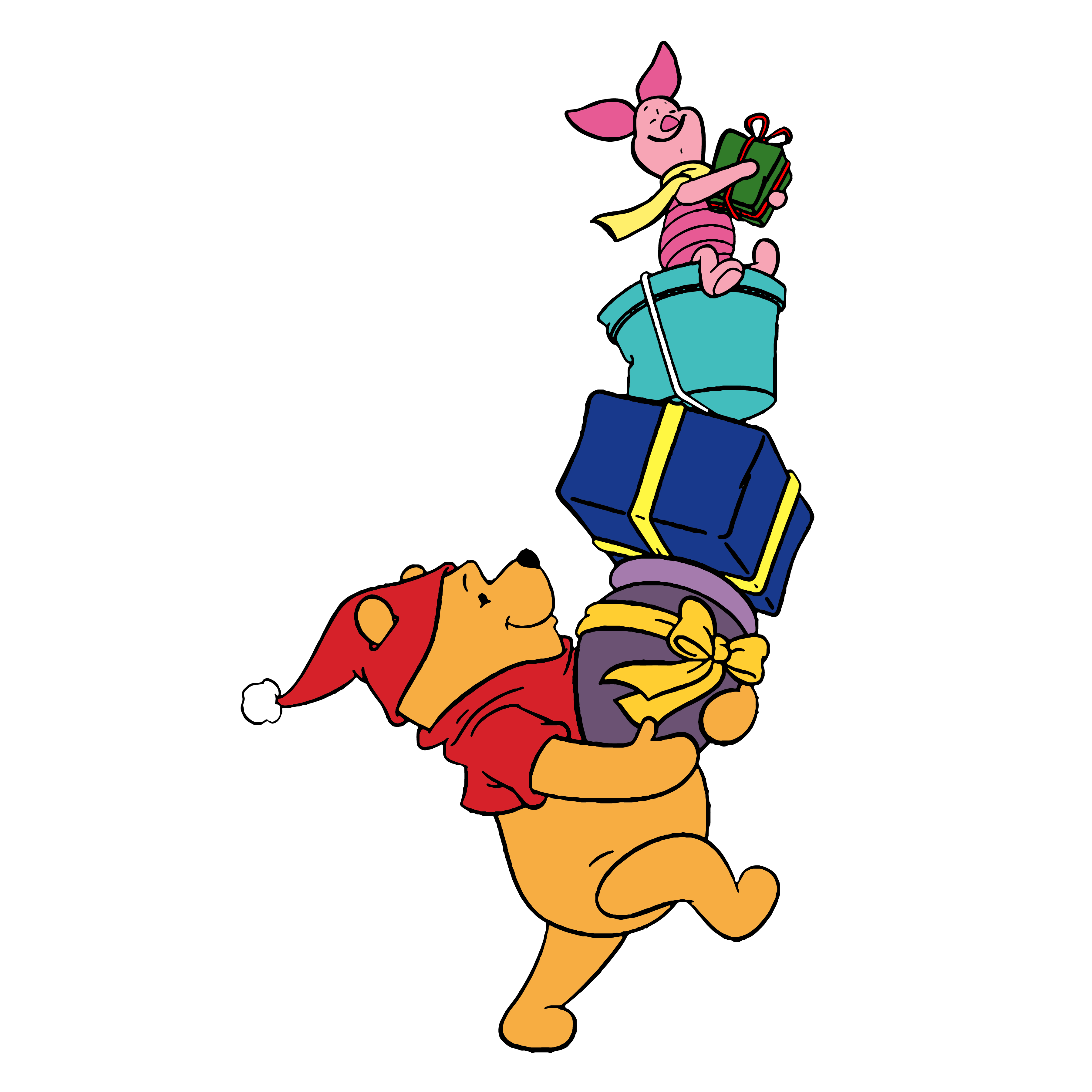 Winnie the Pooh Christmas Svg, Pooh Svg, Winnie Svg, Christm - Inspire