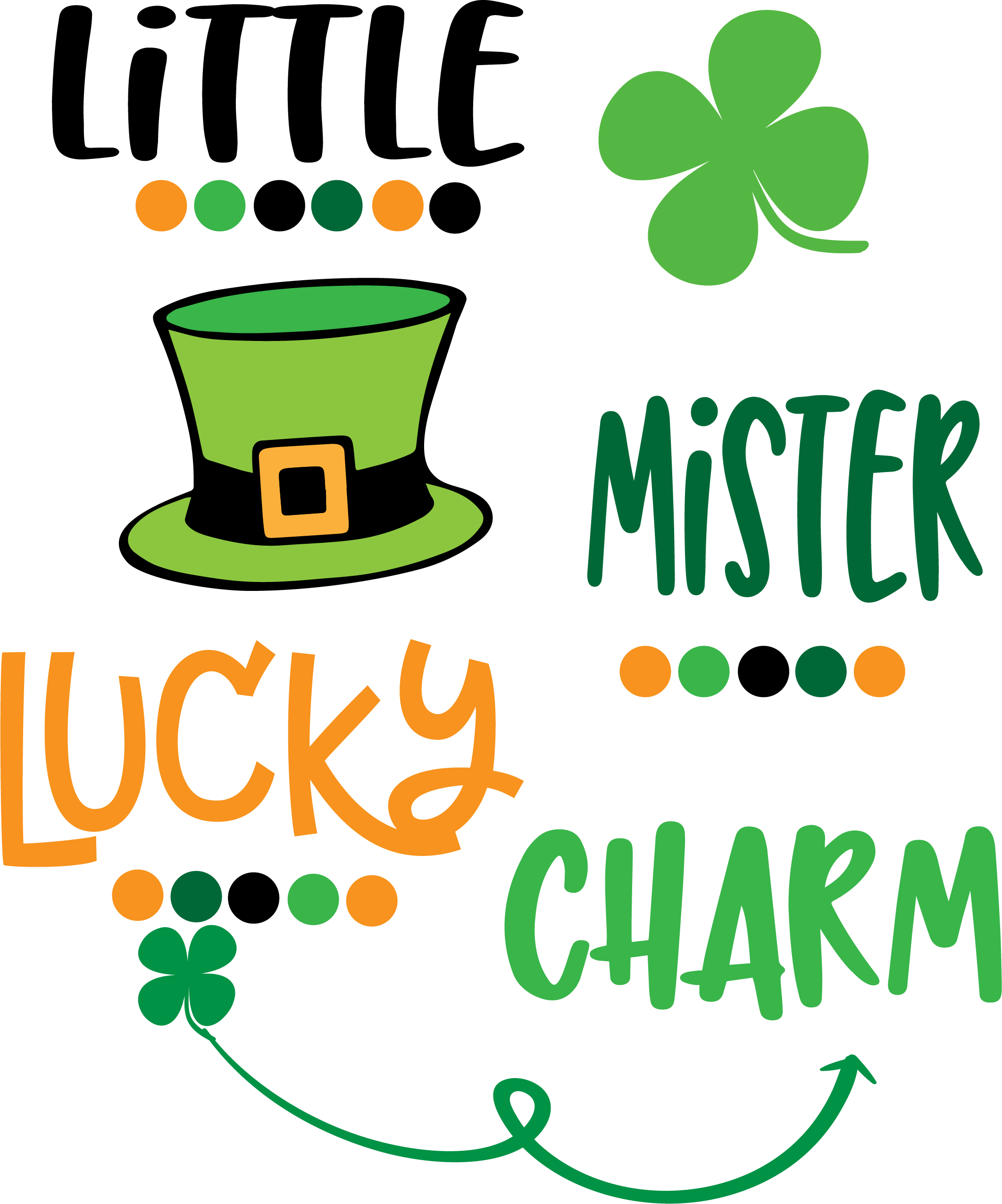 Little Mister Lucky Charm SVG, Mister Lucky Charm SVG, Lucky | Inspire ...