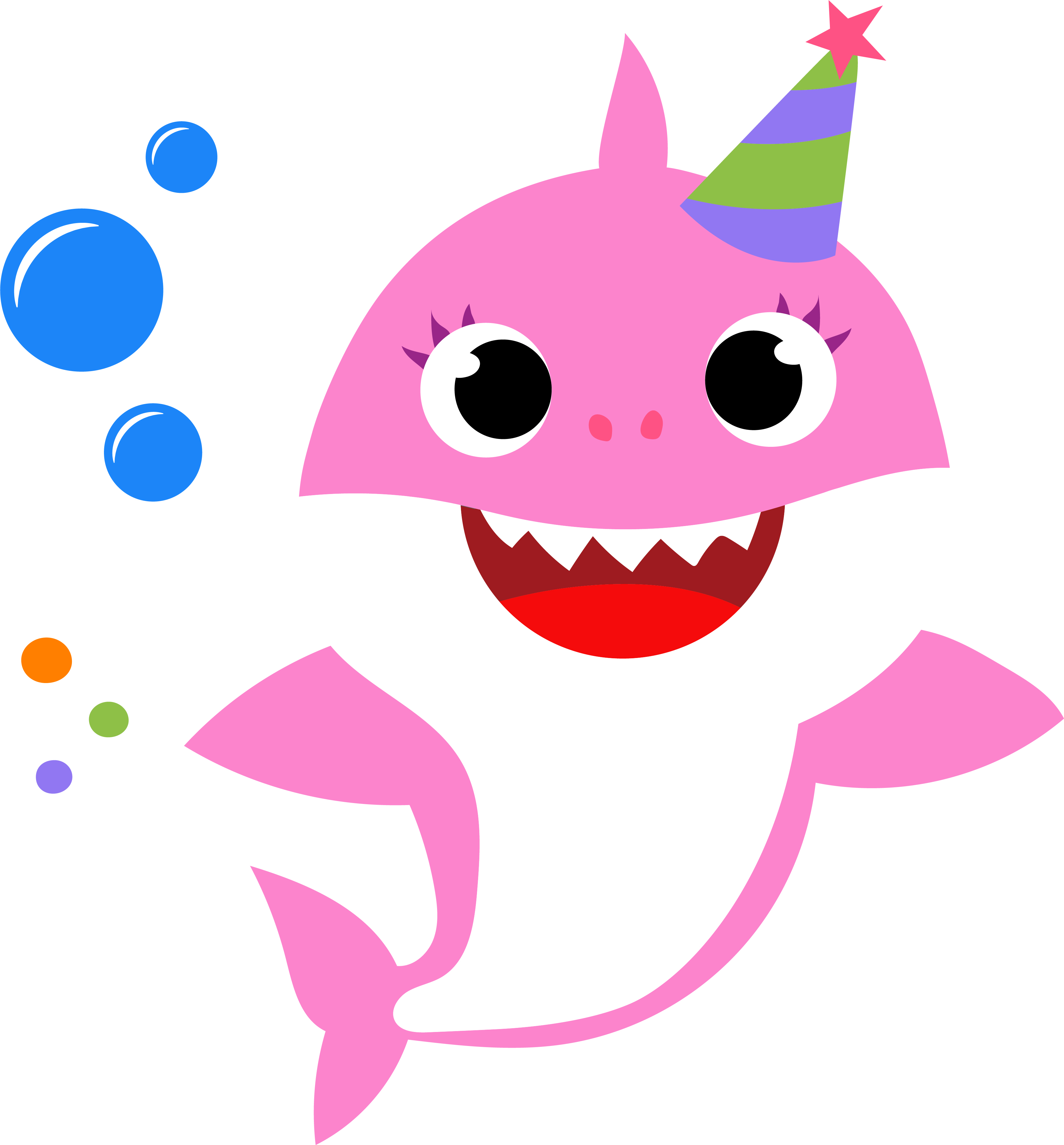 Shark girl Svg, Baby Shark Family Svg, Baby Shark Birthday F | Inspire ...