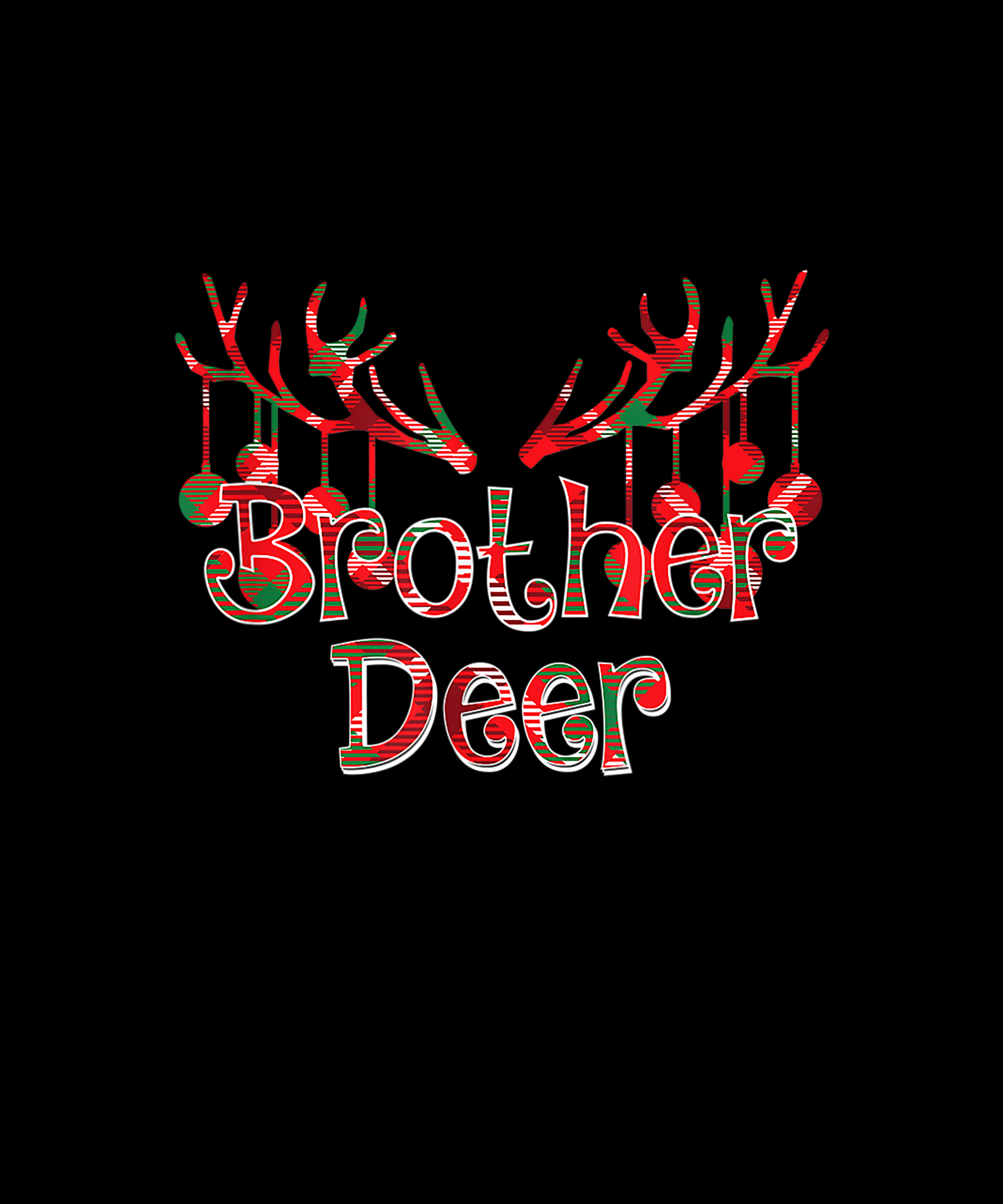 Brother deer Christmas Png, Buffalo Plaid Christmas Png, Buf | Inspire ...