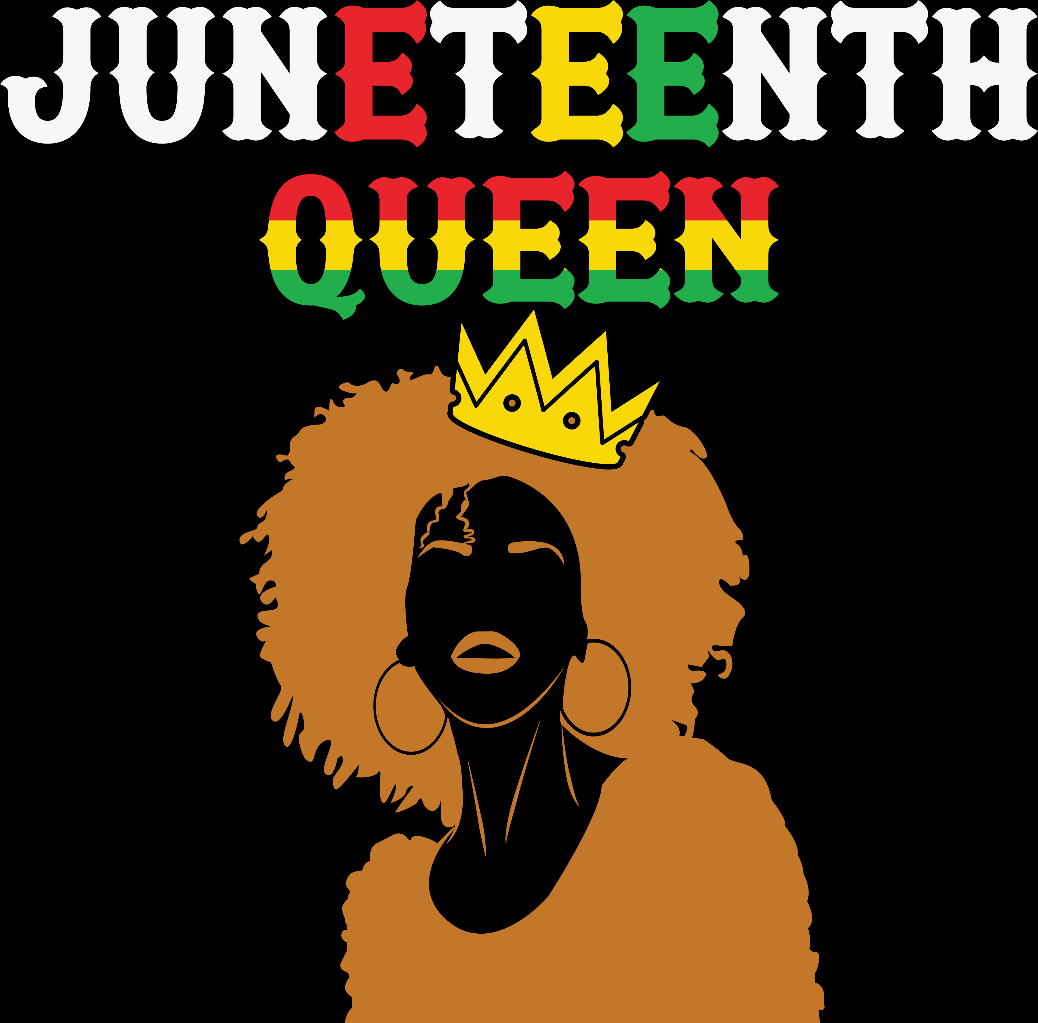 Juneteenth Queen Svg, Juneteenth Svg, Juneteenth Design, Bla | Inspire ...