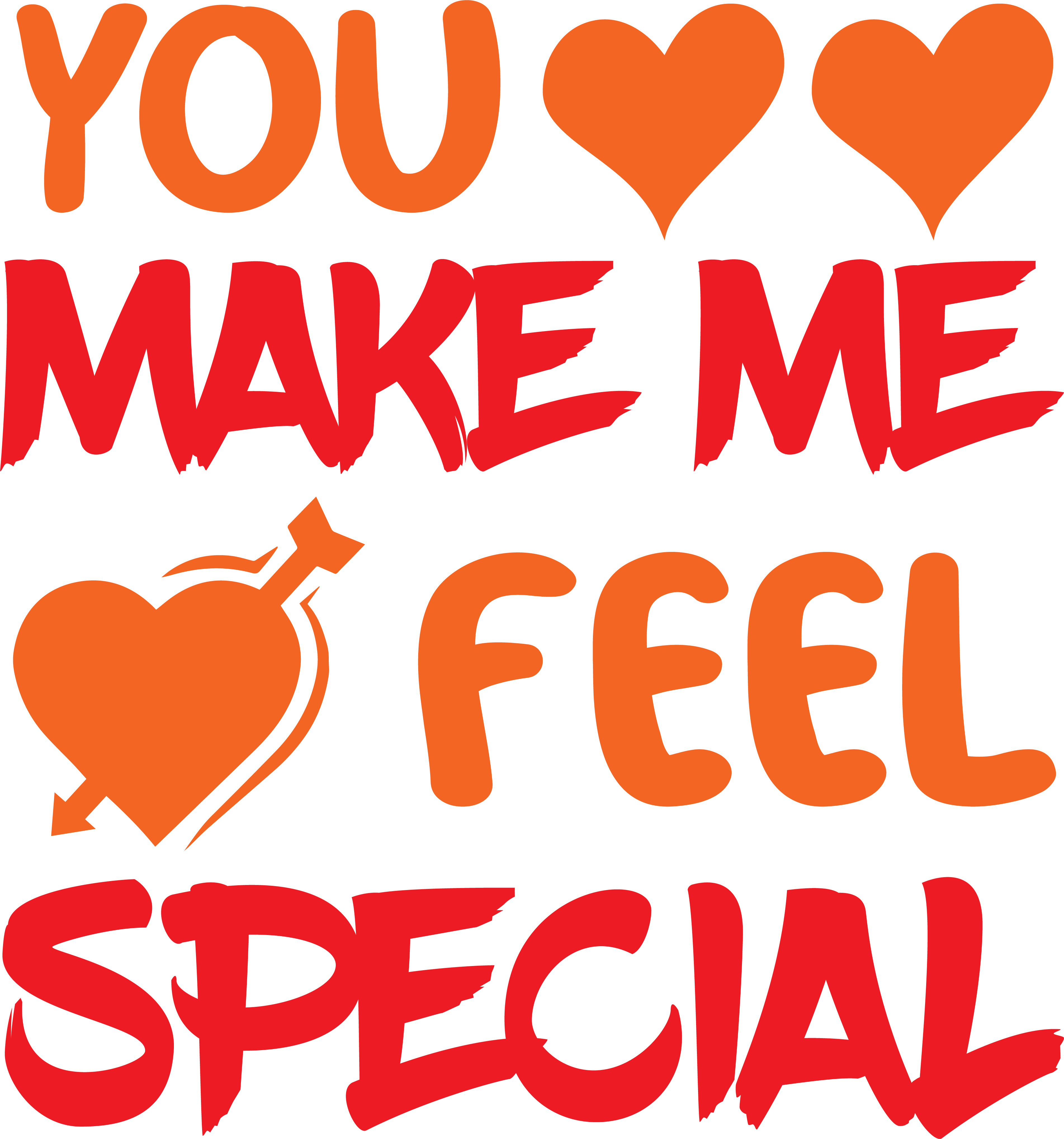 You Make Me Feel Special Svg Valentine s Day Svg Happy Val Inspire 