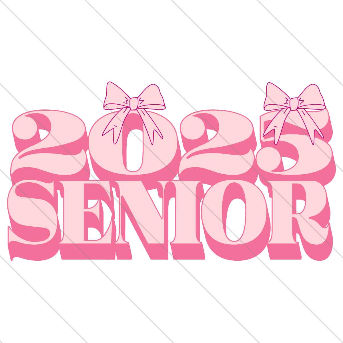 Senior 2025 Class OF 2025 Graduation SVG File Digital | Inspire Uplift