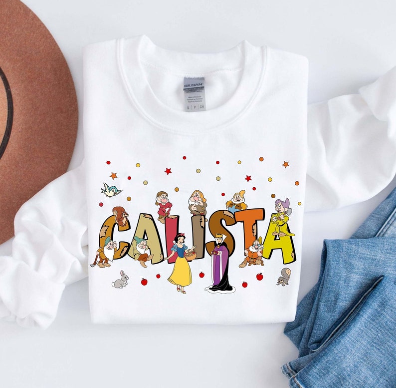 Custom Name Disney Snow White And The Seven Dwarfs Shirt | P | Inspire ...
