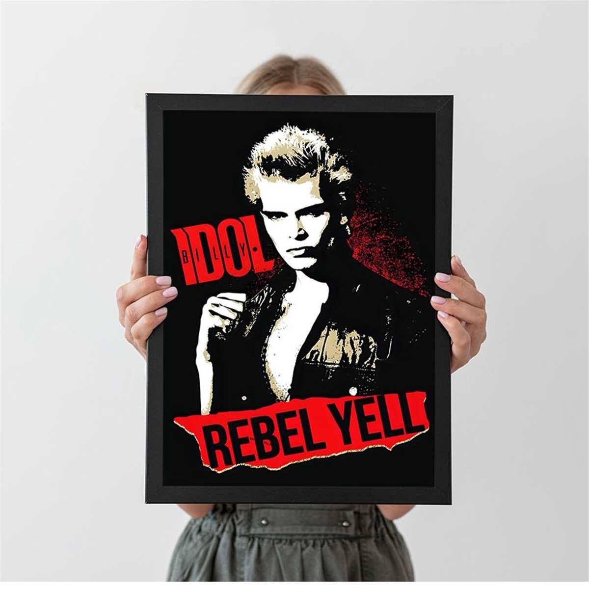 Billy Idol - Rebel Yell Poster or Canvas, Vintage Wall Art, | Inspire ...