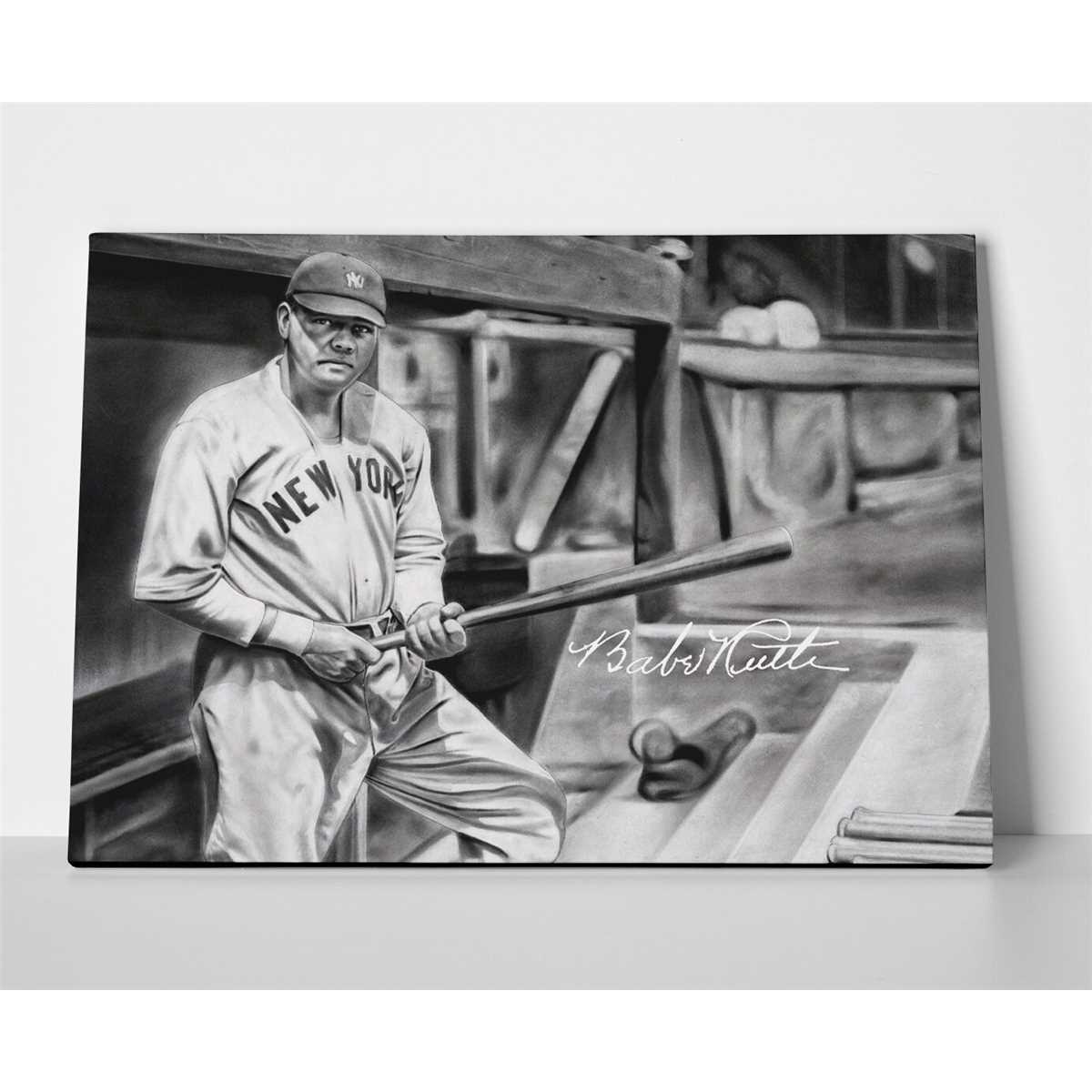 Babe Ruth Poster or Canvas | Inspire Uplift