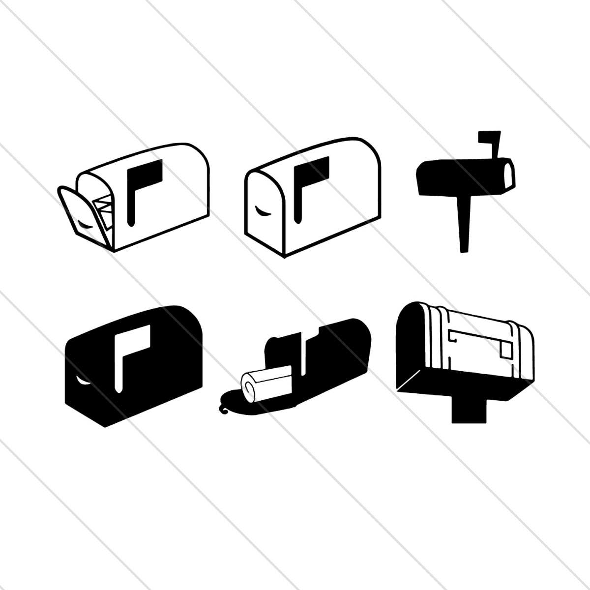 Mailbox Svg Bundle, Trending Svg, Mailbox Svg, Letterbox Svg | Inspire ...