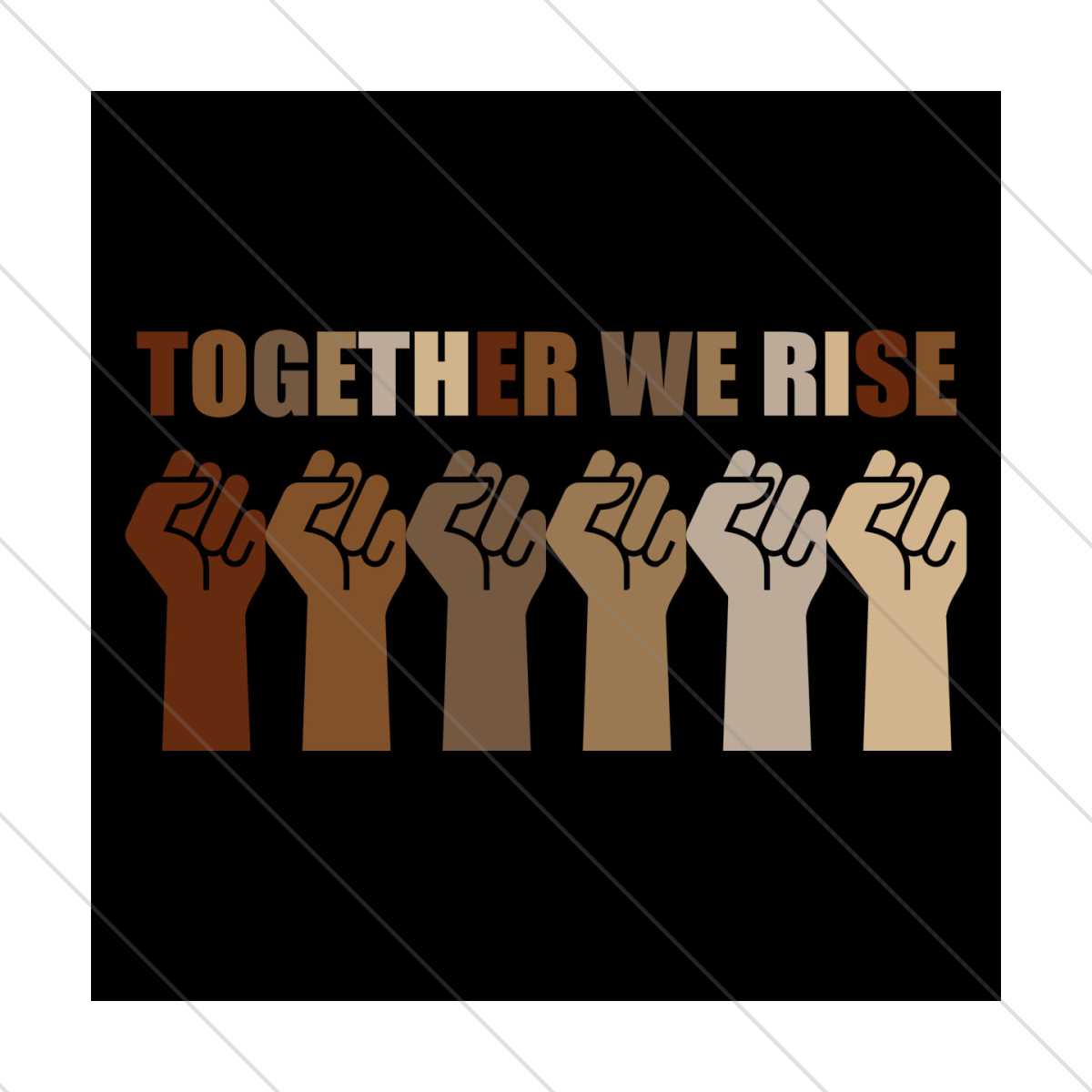 Together We Rise Svg, Juneteenth Svg, Raise Hand Svg, Raise | Inspire ...