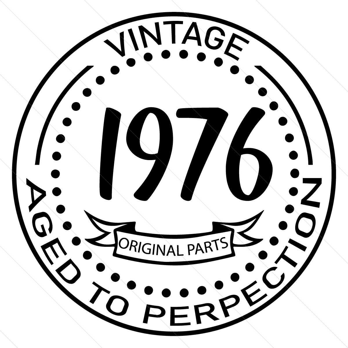 Camiseta Vintage 1976 Para Hombre – Diseño Cumpleaños 48 Años – Algodón 100% – Regalo Original