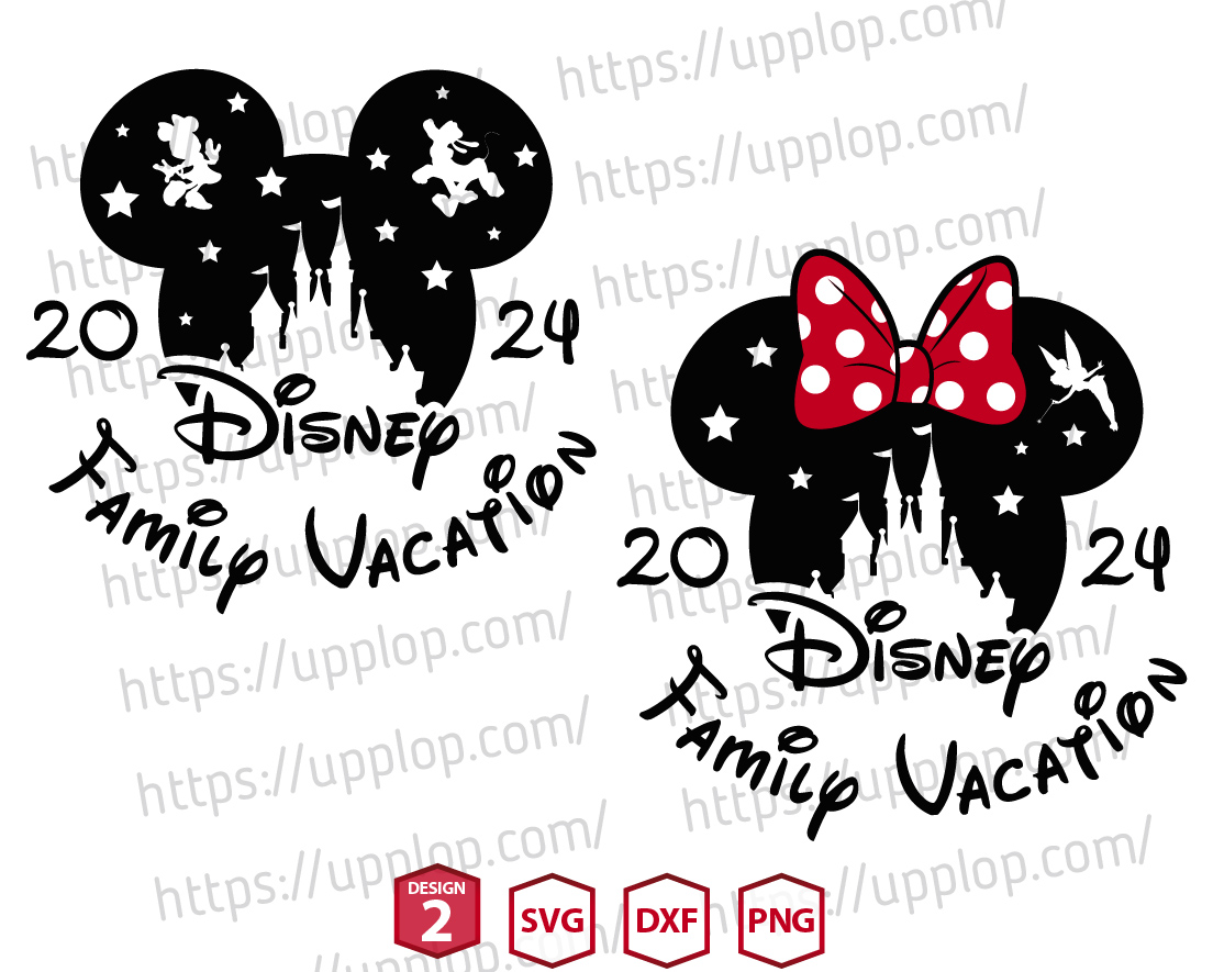 Disney Family Vacation 2024 Svg, Disney Family Trip Svg, Fam - Inspire ...