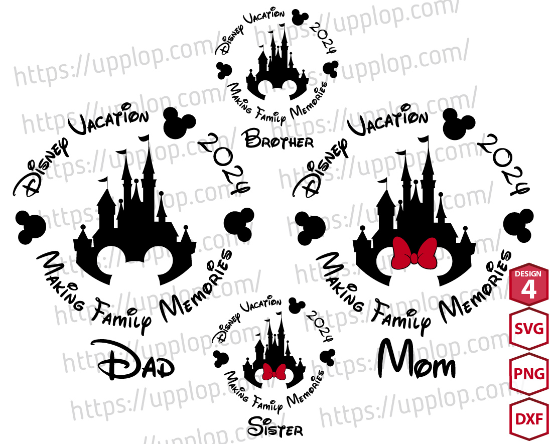 Disney Vacation 2024 Svg Png, Making Family Memories Svg, Fa - Inspire ...