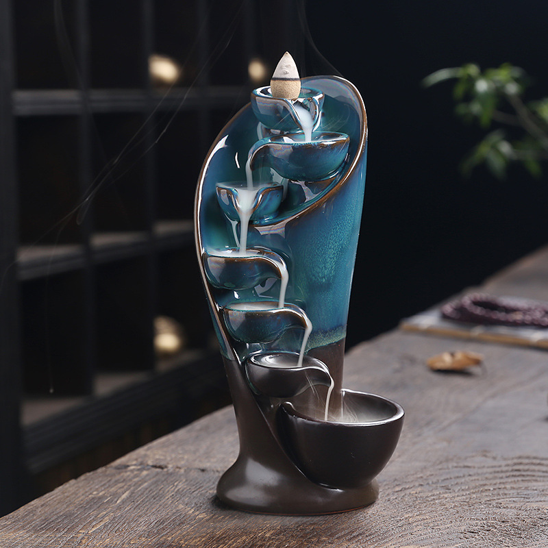 Handmade Torch Waterfall Incense Burner | Inspire Uplift