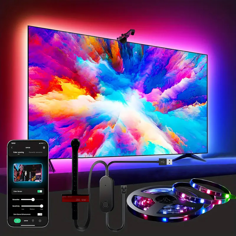 Tv Backlight Strp RGBIC LED TV Backlight Strip – Smart Sync 55-75