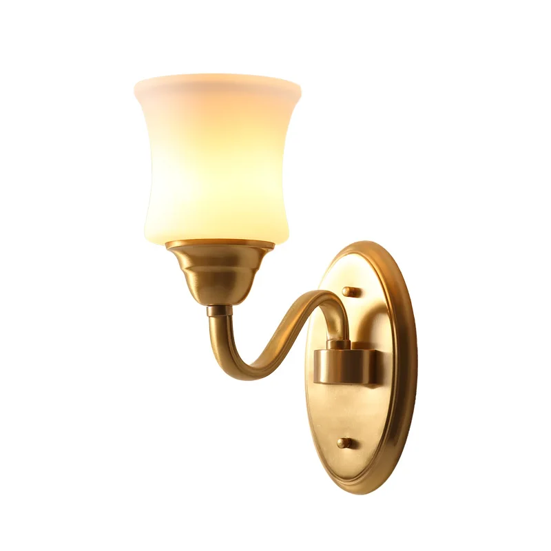 12W Warm White LED Wall Sconce Light, American Simple Traditional Design for Bedroom, Living Room & Corridor Ambient
