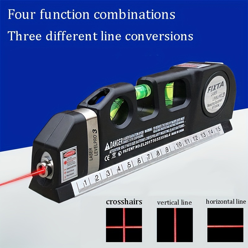 Easy Multipurpose Laser Level Kit with Tape Ruler | Inspire Uplift