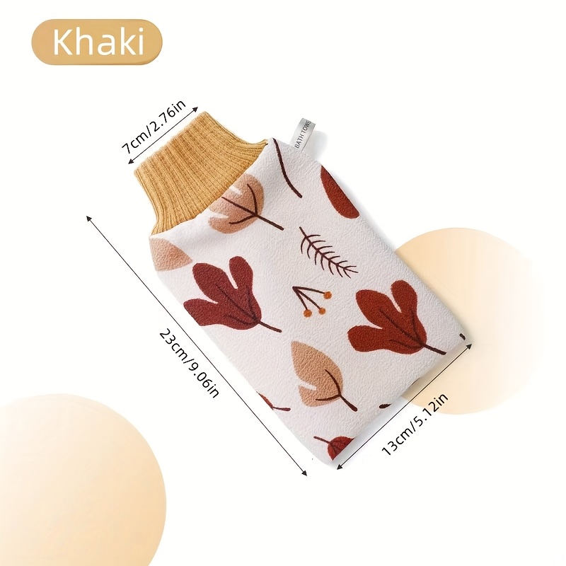 Exfoliating Moroccan Hammam Bath Scrub Glove, Deep Clean Body Facial Tan Massage Glove & Shower Wash Towel, Radiant Skin