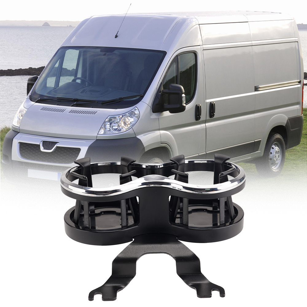 Motorhome Double Cup Drink Holder For Peugeot Boxer Citroen Relay Fiat Ducato Interior Upgrade