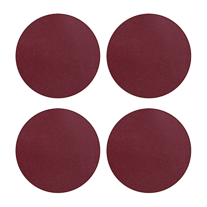 Car Cup Holder Coasters Set, Non-Slip Luxury Leatherette Universal Coaster Pads for Car Drink Holders