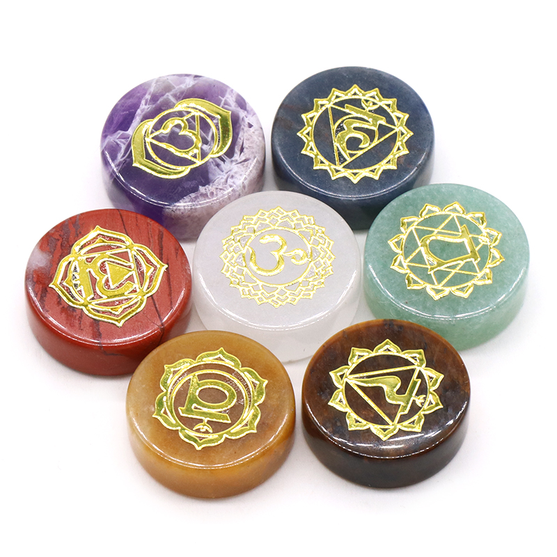 7 Chakras Crystal Healing Stones Reiki Set | Inspire Uplift