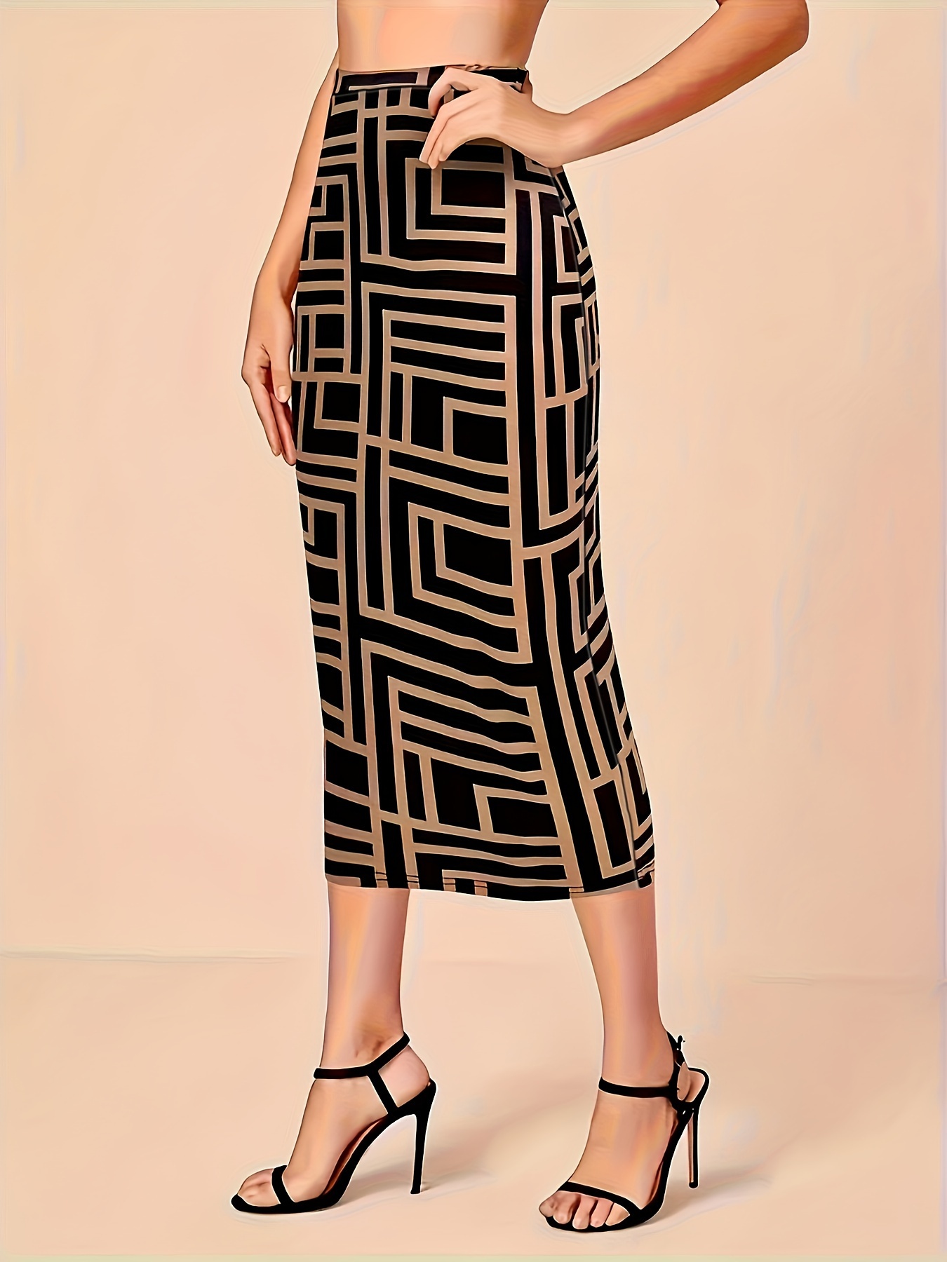 Plus Size Skirt, Women’s Fashion, Spring Summer New, Wind Slit Design, Half Body Skirt, Temperament Style Plus Size Skirt, Women’s Fashion, Spring Summer New, Wind Slit Design, Half Body Skirt, Temperament Style