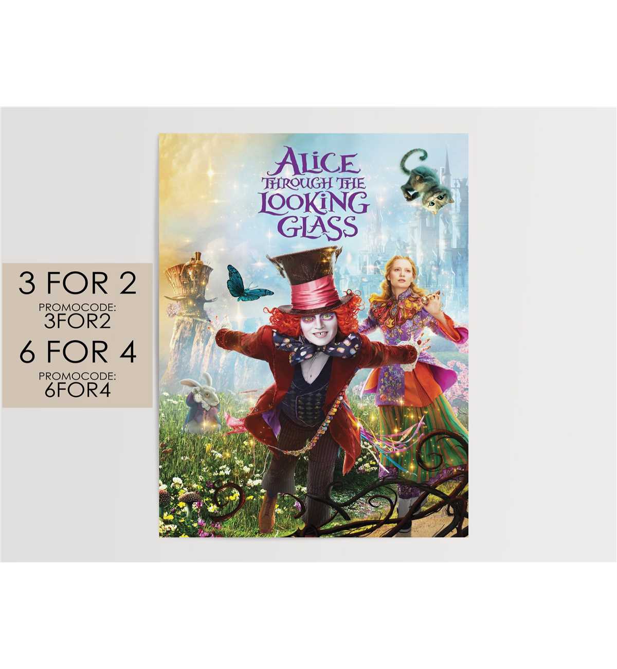 Alice Through the Looking Glass 2016 Poster Inspire Uplift