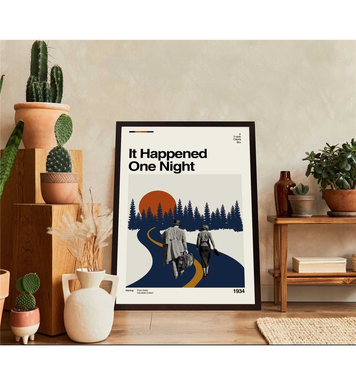 It Happened One Night Movie Poster, It Happened Inspire Uplift — free download