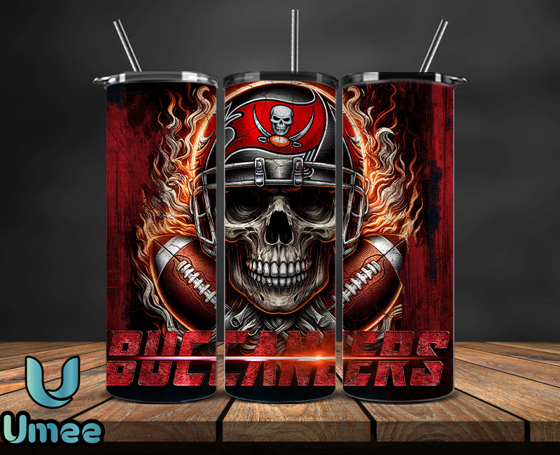 Tampa Bay Buccaneers Tumbler Wrap, Logo Tumbler Wraps, NFL F | Inspire ...
