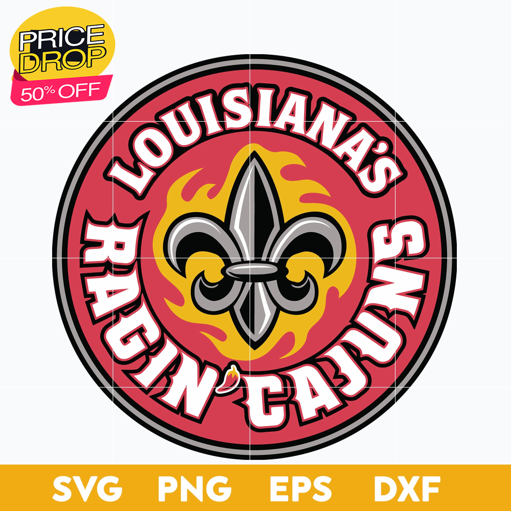 Louisiana Ragin Cajuns Svg, Logo Ncaa Sport Svg, Ncaa Svg, P | Inspire ...