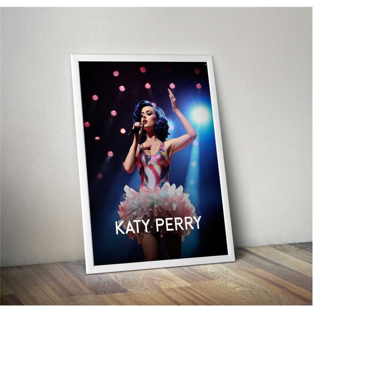 Katy Perry Poster Print | Artist Illustration Poster | Inspire Uplift